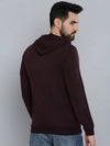 Men Purple Solid Sweatshirt-MSK-S-1866-Violet