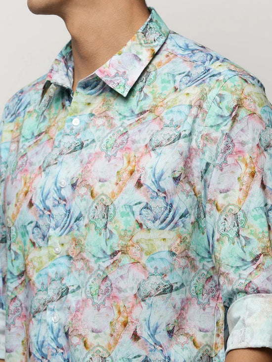 Men Multi Printed Shirt-PRISM-M204-1633-Multi