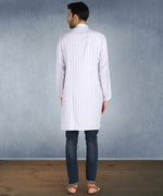 Hangup Men Standard Striped Men's Indian Wear-ST1111264_White_Lkurta