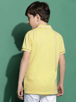 Lil Tomatoes Boys Cotton Polo T-shirt-GBT-S24-1409_LEMON_30