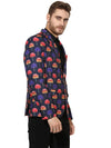 Hangup Men Standard Printed Men Formalwear-TreePrintBlazer