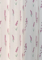 Fields of Lavender 100% cotton floral curtain for kids room - Room darkening -  Lavender - Pack of 1-230421028