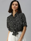 Women's Black Printed Tops-AE-3330187-Blackwhite