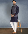 Hangup Men Standard Printed Men's Indian Wear-ST0311269_Grey_PrntNehru