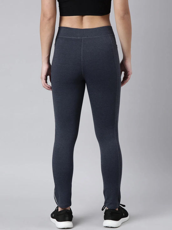 Women Solid Slim Fit Grey Track Pant-AF-1894-Grey