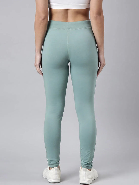 Women Solid Slim Fit Sea Green Track Pant-AF-1612-Seagreen