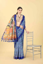 Flora’s Timeless Beauty Saree-SZ-INDIGO-1418