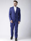 Hangup Men Standard Solid Men Formalwear-DarkNavyBlazer