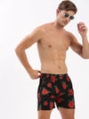 Men Printed Black Boxer-142-9-Black