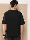 Difference of Opinion Black Graphic Oversized T-Shirt-DOOVR221BLK-S