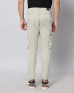 Cargos with Neon Zip and 6 pockets-Grey-HZC9112-30