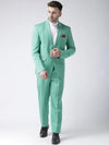 Hangup Men Standard Solid Men Formalwear-TurquoiseBlazer