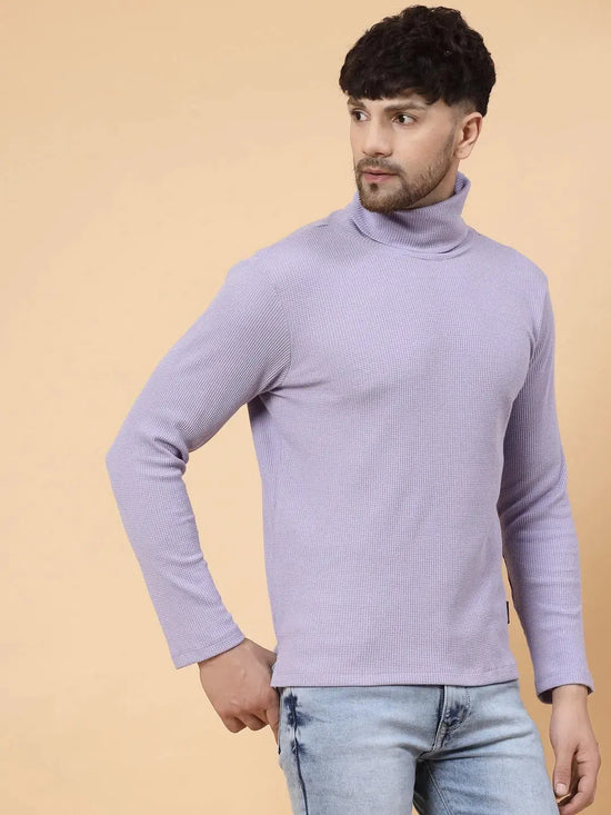 Rigo Turtleneck Waffle Tee-CT08231591-L