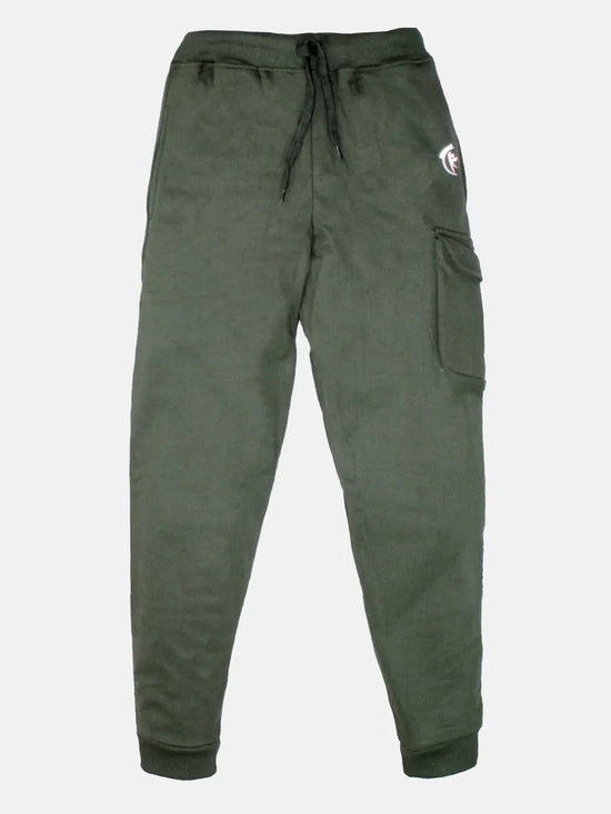 Boys Fleece Cargo Track pant-AW23BTP036023