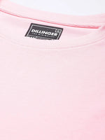 Dillinger Men's Pink Plain T-Shirt