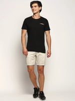 Men Beige Solid Shorts-ORBIT-7-Beige