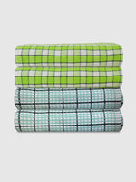 Athom Living Premium  Bath Towel 75 x 150 cm Pack of 4 Waffle Towel,Ultra Absorbent, Quick Dry, and Durable - Ideal for Spa, Gym, and Everyday Use, Multi color-BT-7D7D7K7K