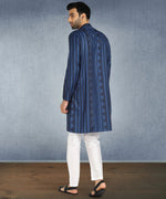 Hangup Men Standard Printed Men's Indian Wear-ST1111287_Navy_Lkurta