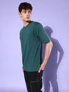 Dillinger Green Graphic Oversized T-Shirt-DLMOV143BSM-S