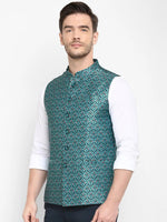 Hangup Men Standard Printed Men's Indian Wear-170A_PrintedDup_Nehru