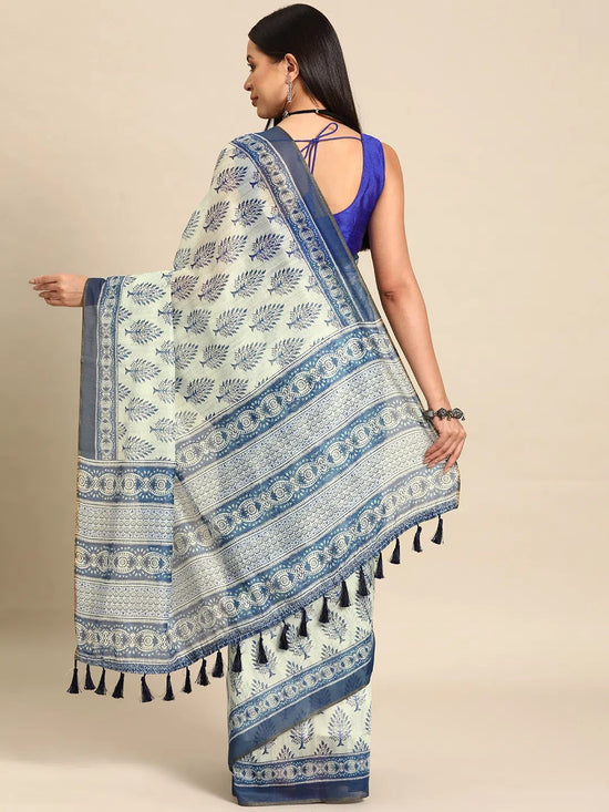 Serene Pastel Wonder Saree-SZ-INDIGO-1518