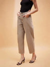 Women Beige Balloon Fit Jeans