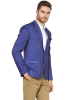 Hangup Men Standard Checkered Men Formalwear-D6CheckBlazer