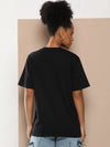 Difference of Opinion Black Graphic Oversized T-Shirt-DOWMN317BLK-XS