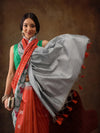 Embellished Grandeur Ensemble Saree-SZ-DGTRISHIV1-ORG-2189