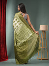 Mint Green Blended Silk Handwoven Saree With Zari Border-MA50BSL34830031