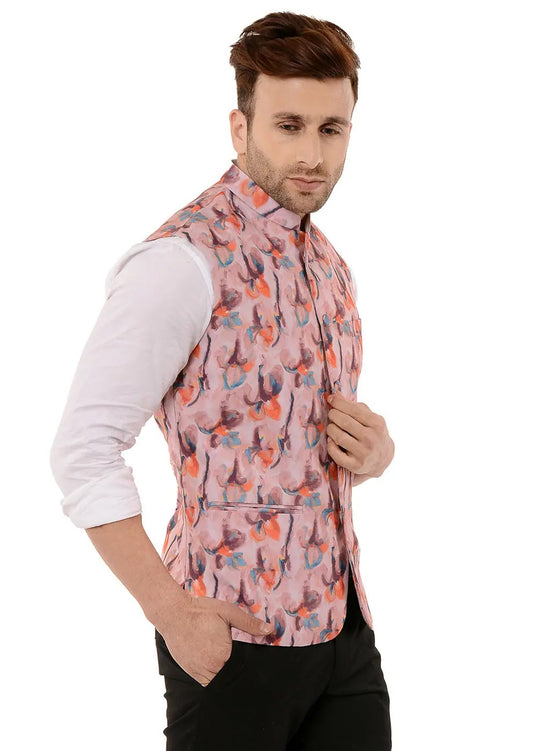 Hangup Men Standard Printed Men's Indian Wear-2APrintedNehru