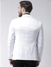 Hangup Men Standard Solid Men Formalwear-WhiteTuxedoBlazer