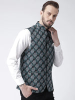 Hangup Men Standard Printed Men's Indian Wear-43APrintedNehru