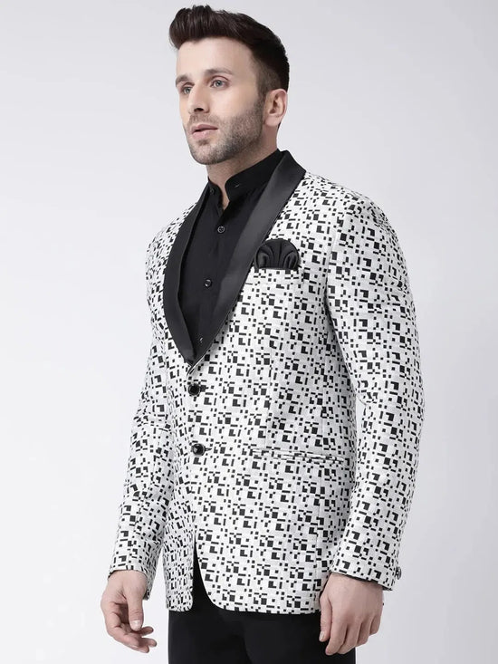 Hangup Men Standard Solid Men Formalwear-D114TuxedoBlazer