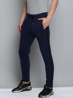 Men Navy Solid Casual Track Pant-WG-994-Navyblue