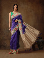 Ornate Queen’s Glow Saree-SZ-DGTRISHIV3-RB-2195