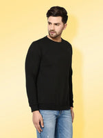 Rigo Neck Stitch Detail Basic Fleece Sweatshirt-SW10201091-3XL