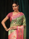 Graceful Simplicity Attire Saree-SZ-DGLARA-GN-1929