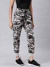 Women Taupe Camouflage Track Pant-AE-1814-Taupegrey