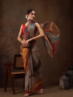 Subtle Grace Drape Saree-SZ-AASI-2211