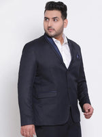 Hangup Men Standard Solid Men Formalwear-BlueTuxedo2_Blazer