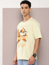 Dillinger Off White Graphic Oversized T-shirt-DLMOV294WWHT-S