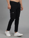 Solid Cargo Pants with 6 pockets-Blue-HC3018-30