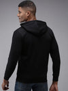 Men Black Solid Sweatshirt-OTSS-29-Black