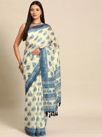 Soft Glow Ensemble Saree-SZ-INDIGO-1520