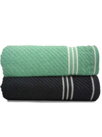 Athom Living Diagonal Stripe Terry Towel Pack of 2-DST-AH