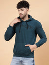 Rigo Printed Hooded Fleece Sweatshirt