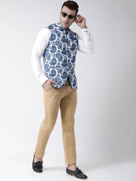 Hangup Men Standard Printed Men's Indian Wear-144A_Printed_Nehru