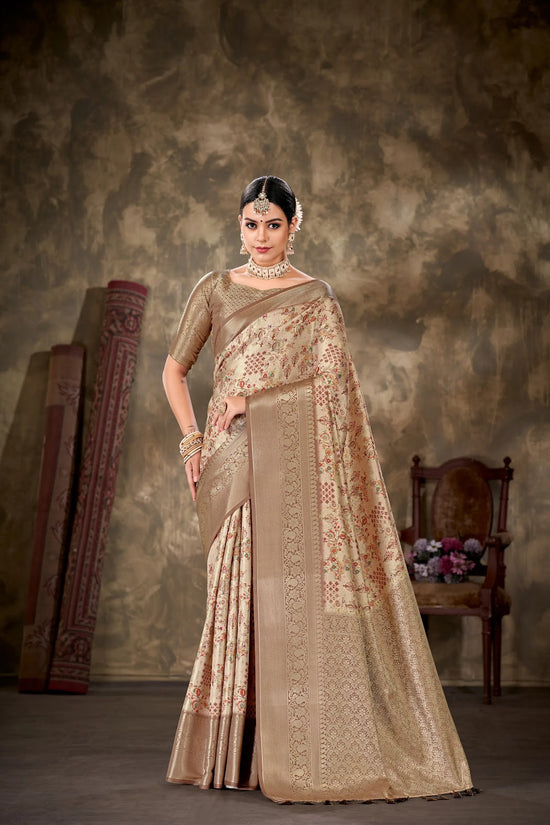 Artistic & Hand-Painted Saree-SZ-DGKSS-1-1496