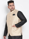 Hangup Men Standard Solid Men's Indian Wear-81A_Jacquard_Nehru1